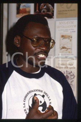 35mm vintage slide* 1988 ca MILAN - "RHINO MAN" Michael WERIKHE (6)