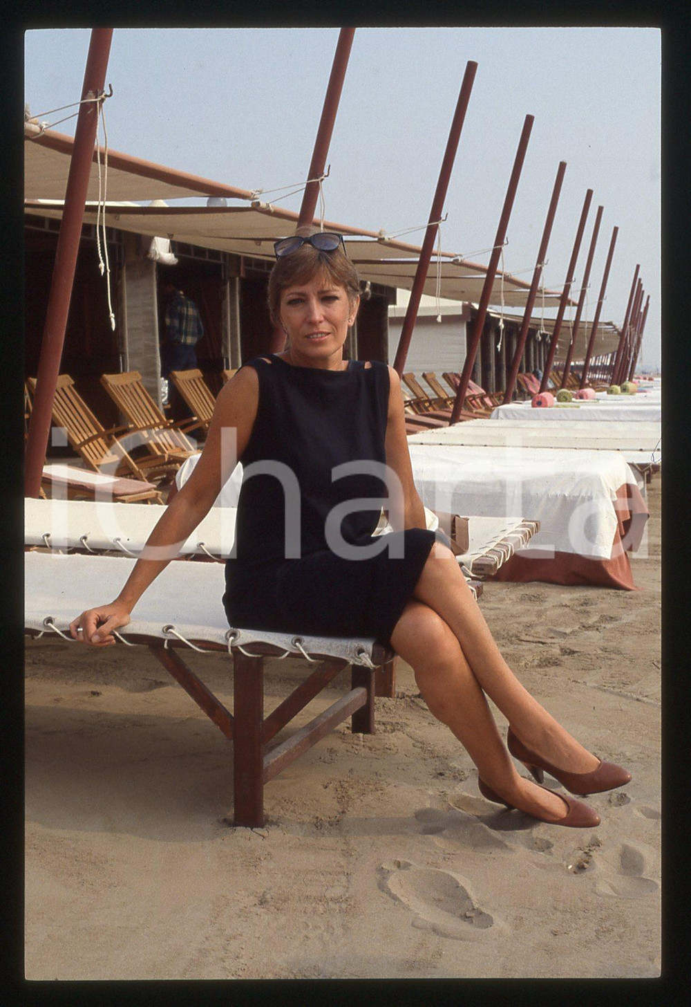 35mm vintage slide* 1986 LIDO DI VENEZIA Mercedes SAMPIETRO Ritratto attrice 6