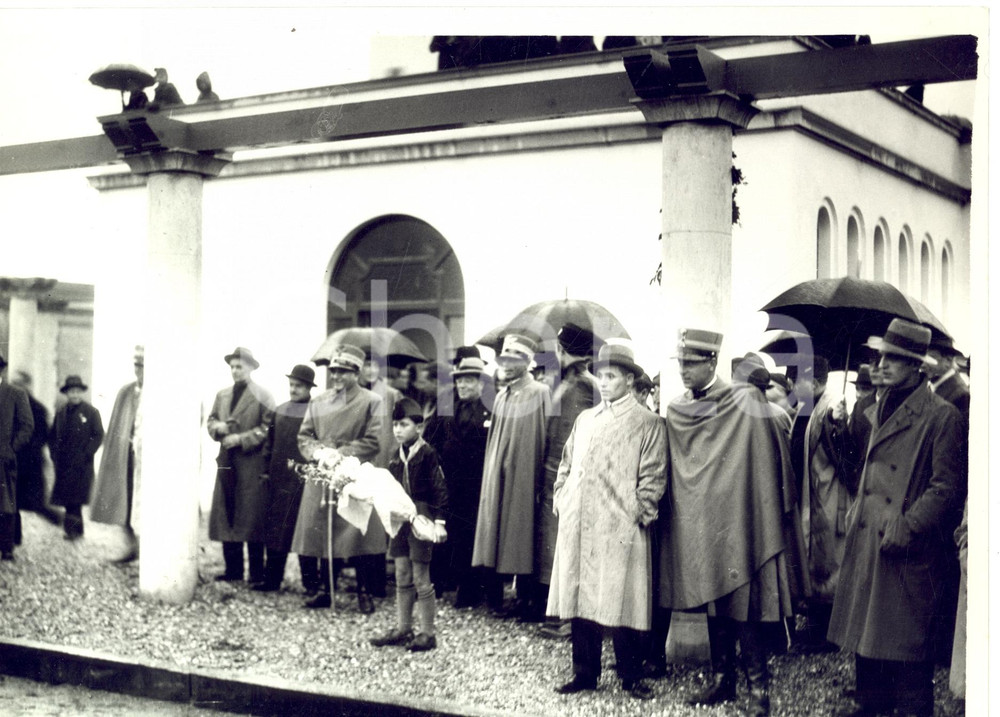 Fotografia d epoca originale 1933 MILANO Viale TIBALDI Inaugurazione del campo sportivo Foto 1