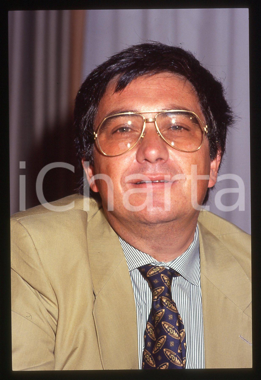 35mm vintage slide* 1991 VENEZIA Renato MINORE ritratto dello scrittore (12)