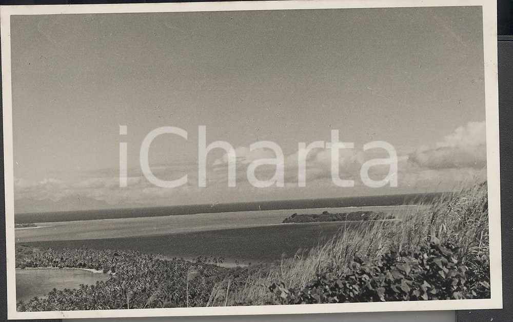 Fotografia d epoca originale 1937 BORA BORA Polinesia Veduta artistica PHOTO cm 13,5 x 8,5 1
