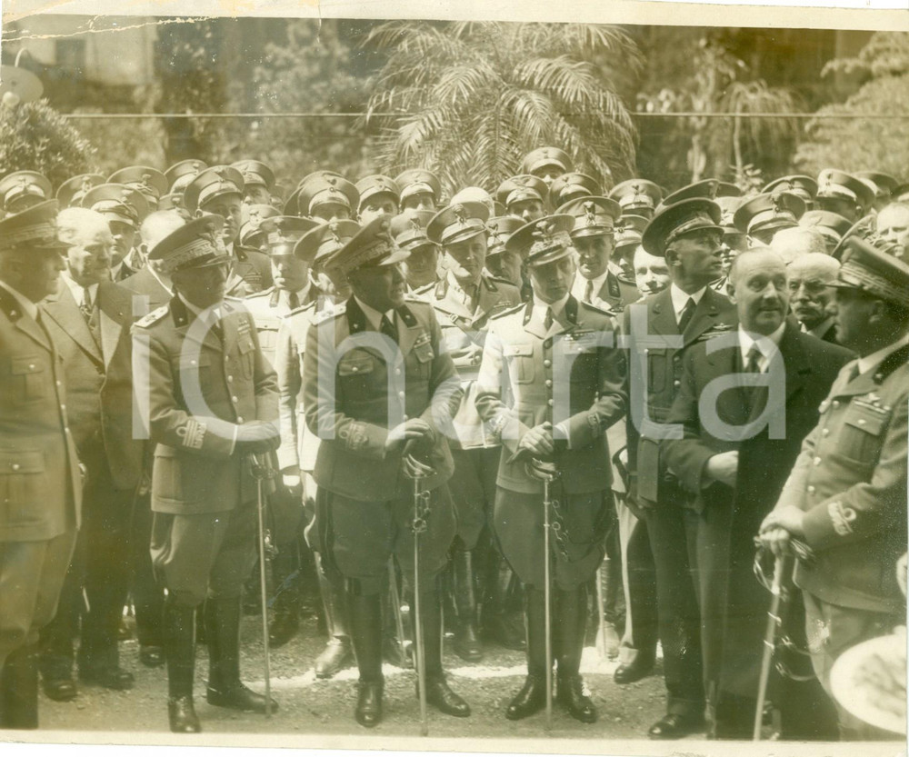 Fotografia d epoca originale 1935 MILANO Ruggiero SANTINI al Circolo Ufficiali Fotografia DANNEGGIATA 1