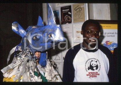35mm vintage slide* 1988 ca MILAN - "RHINO MAN" Michael WERIKHE (8)
