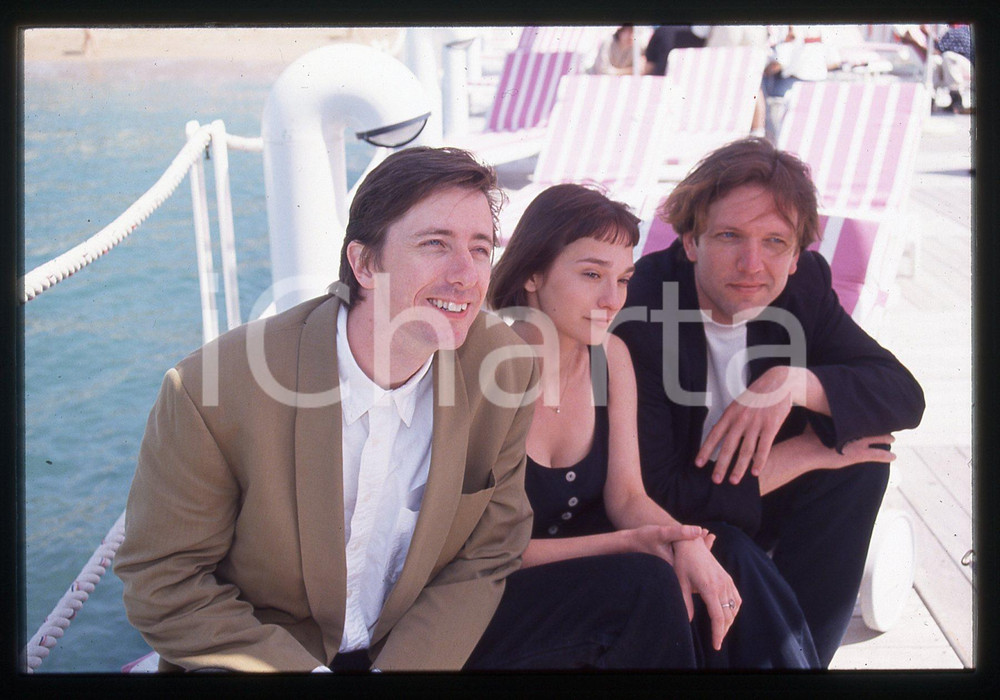 35mm vintage slide* 1994 CANNES Hal HARTLEY Martin DONOVAN Elina LOWENSOHN (2)