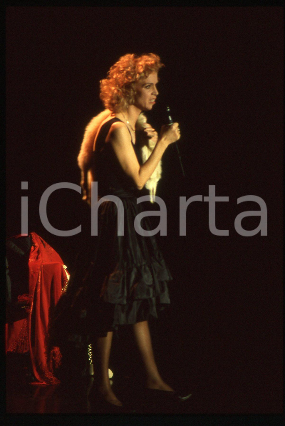 35mm vintage slide* 1990 ca ITALIA - TEATRO Lucia POLI Ritratto dell'attrice (3)