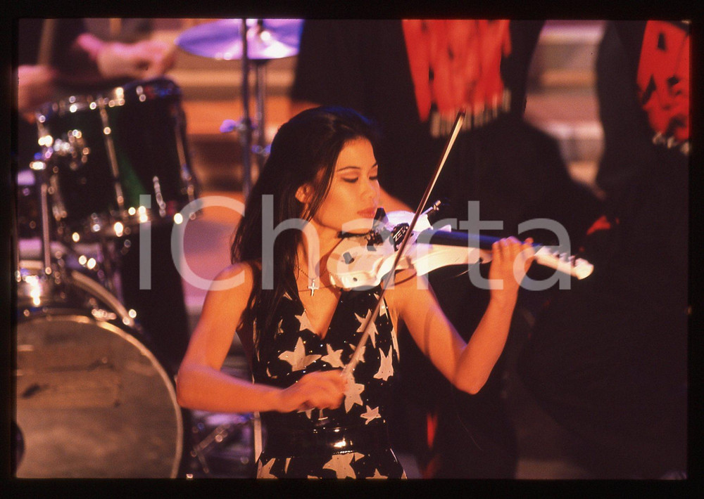 35mm vintage slide* 1996 FESTIVAL SANREMO - Vanessa MAE (11)