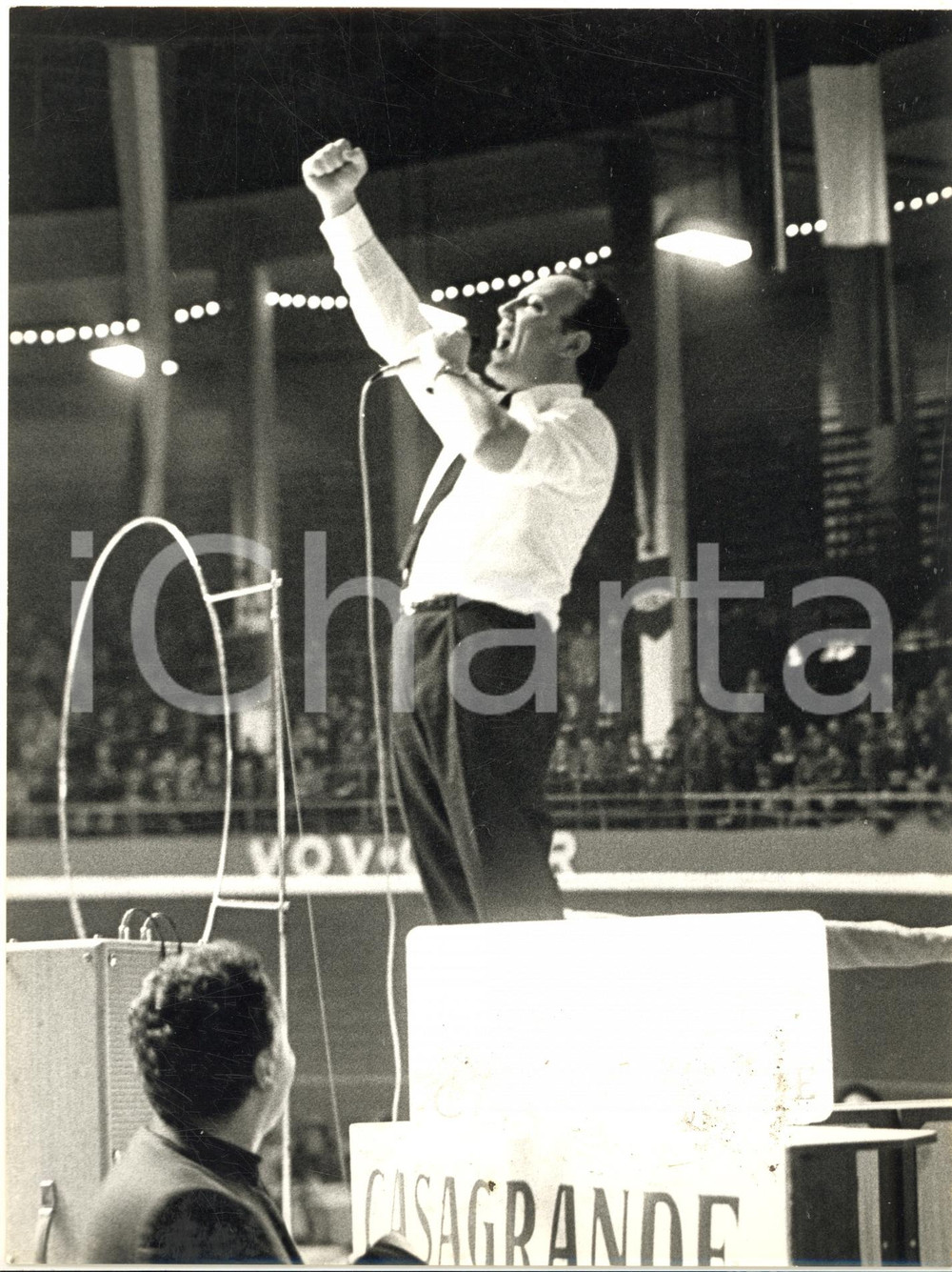 1967 MILANO Velodromo VIGORELLI - Esibizione di Claudio VILLA - Foto 18x24 cm