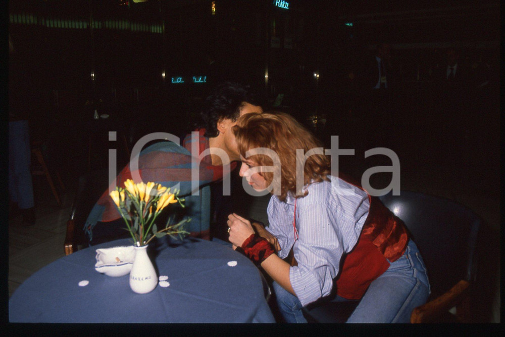 35mm vintage slide* 1989 FESTIVAL SANREMO - Stefania LA FAUCI e Gigi SABANI (12)