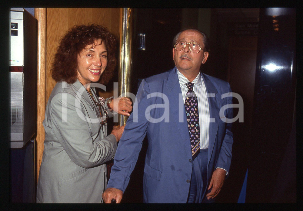 35mm vintage slide* 1992 SAINT VINCENT - Domenico MODUGNO e Franca GANDOLFI