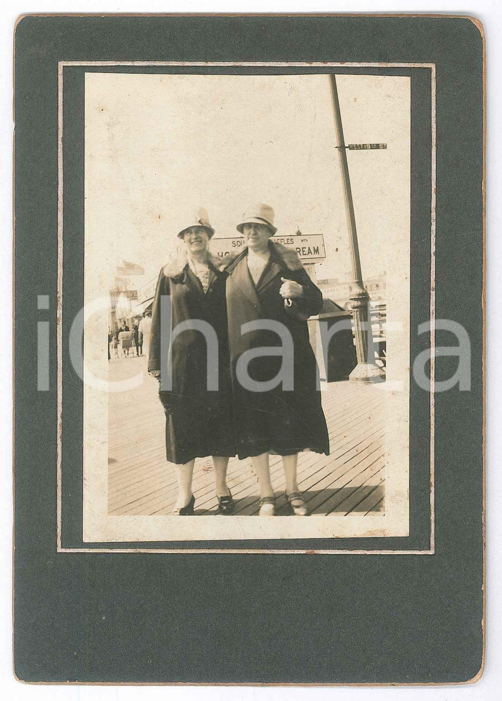 Fotografia d epoca originale 1920 ca USA Portrait of two women  VINTAGE real photo 10x15 cm 1