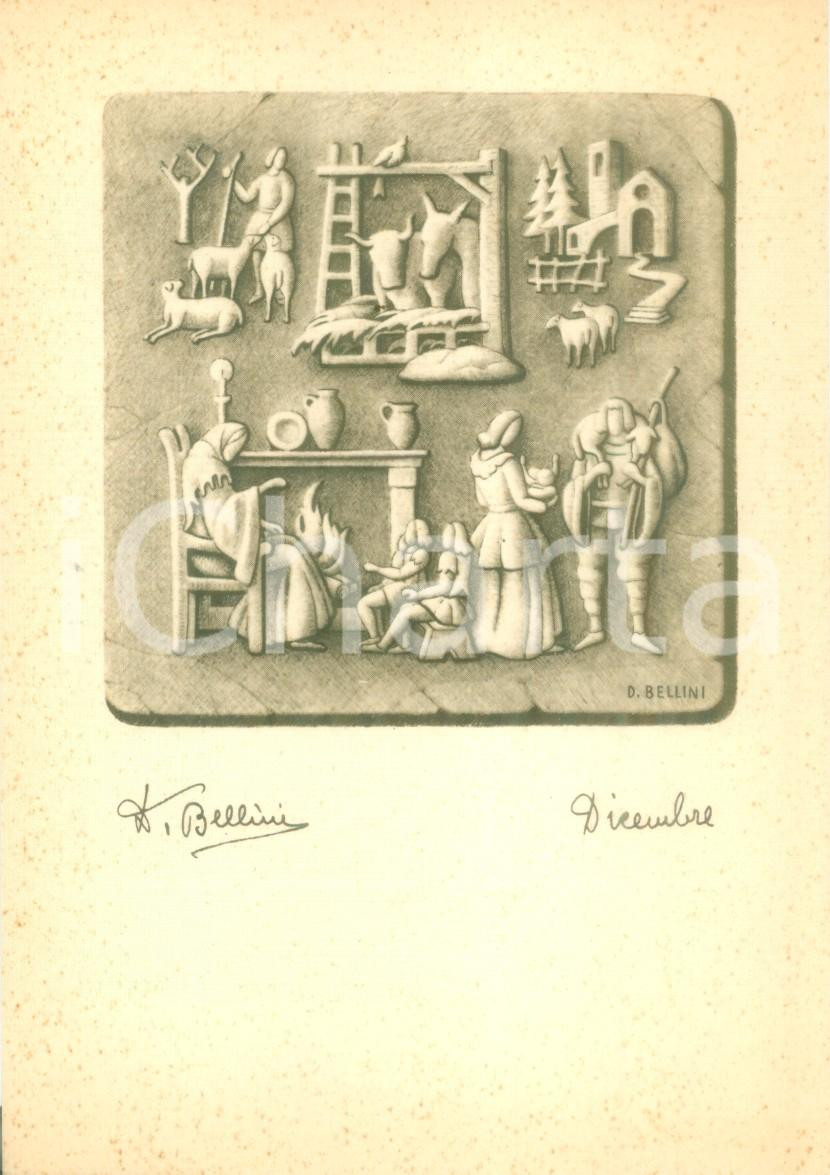 Cartolina originale da collezione 1940 ca MILANO Casa Redenzione Sociale Dandolo BELLINI Dicembre Cartolina FG NV 1