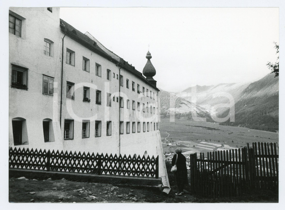 Fotografia d epoca originale 1982 MALLES  BURGUSIO Abbazia di Monte Maria  Foto 17x13 cm 4 1