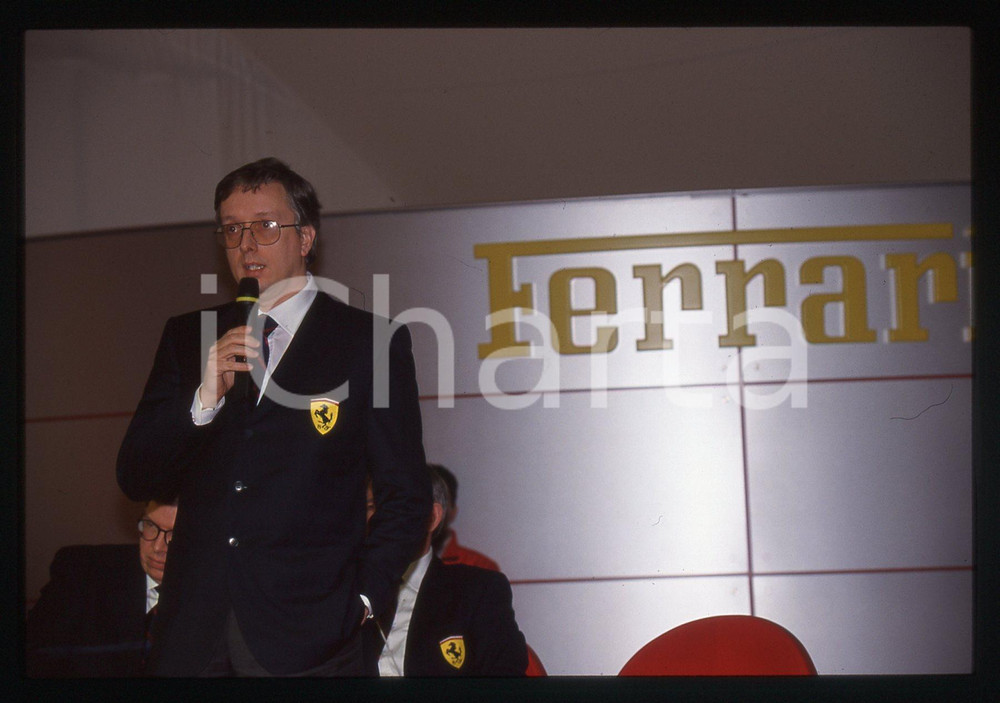 35mm vintage slide* 1998 MARANELLO Paolo MARTINELLI ingegnere FERRARI Ritratto 2