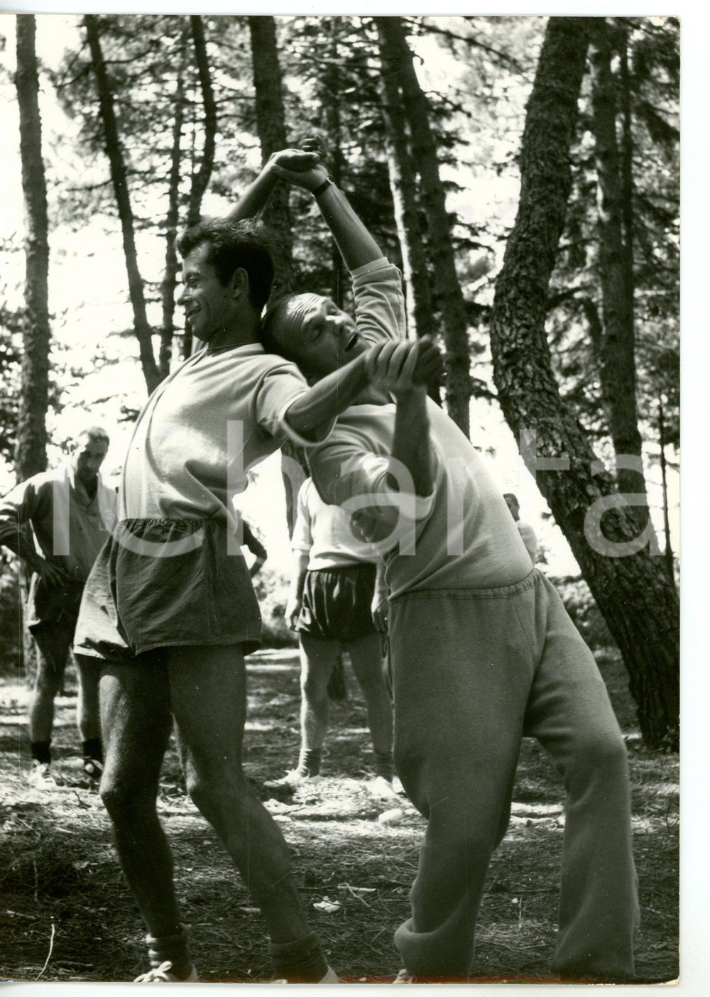 1957 ACQUAPENDENTE - CALCIO LAZIO Ermes MUCCINELLI durante gli allenamenti *Foto