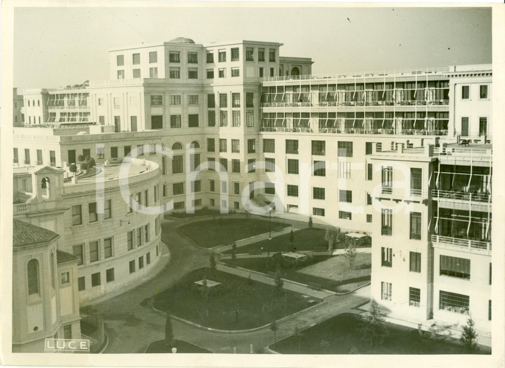 Fotografia d epoca originale 1934 ROMA Corpo centrale Ospedale sanatoriale BENITO MUSSOLINI Fotografia 1