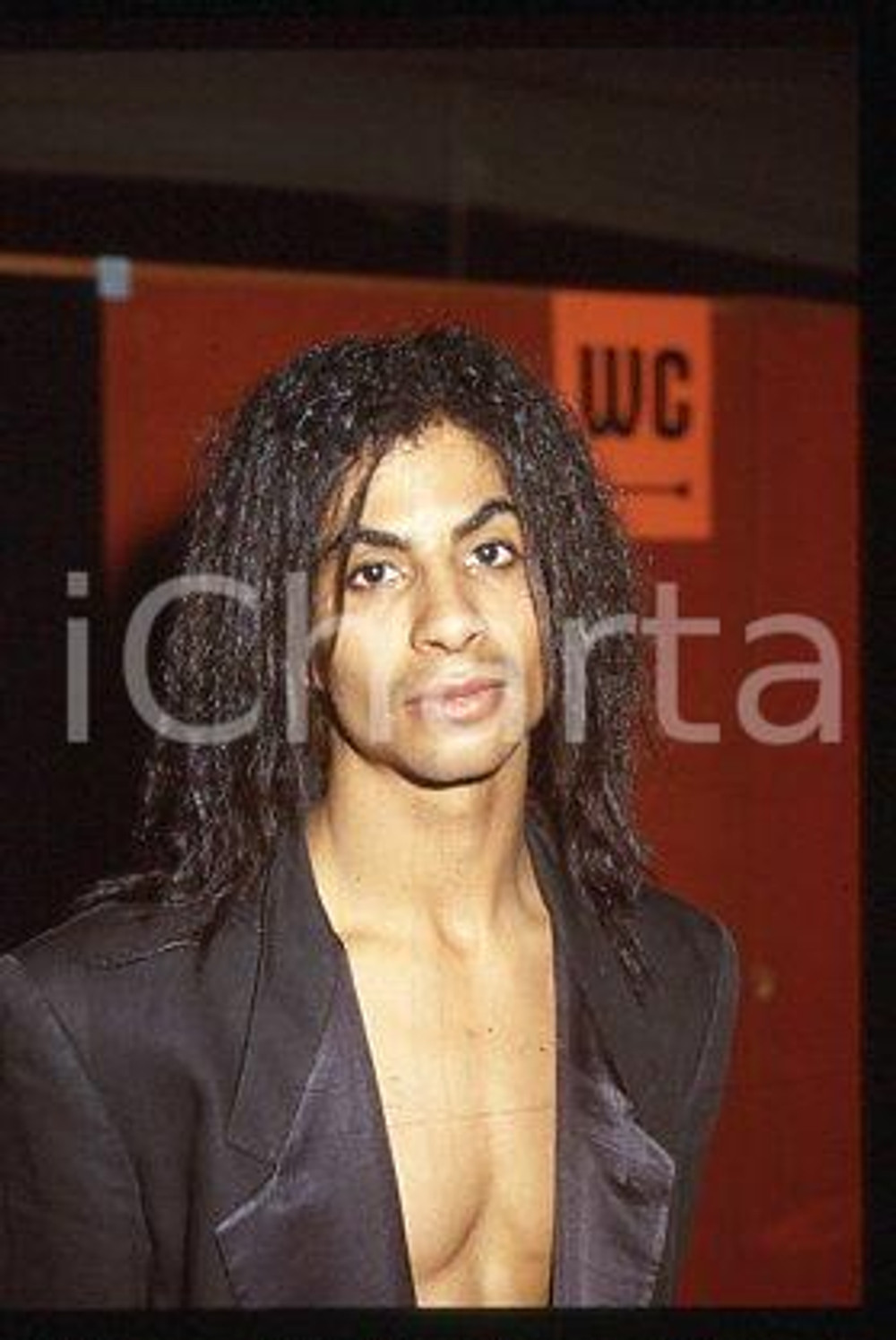 35mm vintage slide* 1987 ca MUSIC GEORGIO ALLENTINI African-American singer (3)