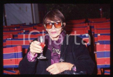 35mm vintage slide* 1990 ca CINEMA Czech film director Věra CHYTILOVA (1)
