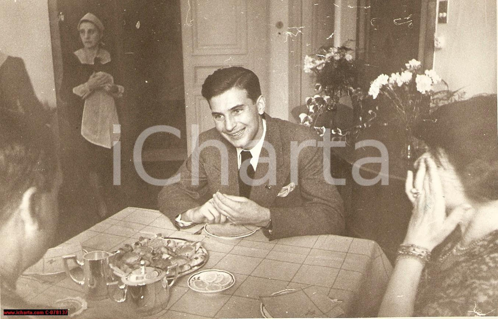 Fotografia d epoca originale 1940 San Remo Georg RITTER aiutante Cancelleria Hitler 1