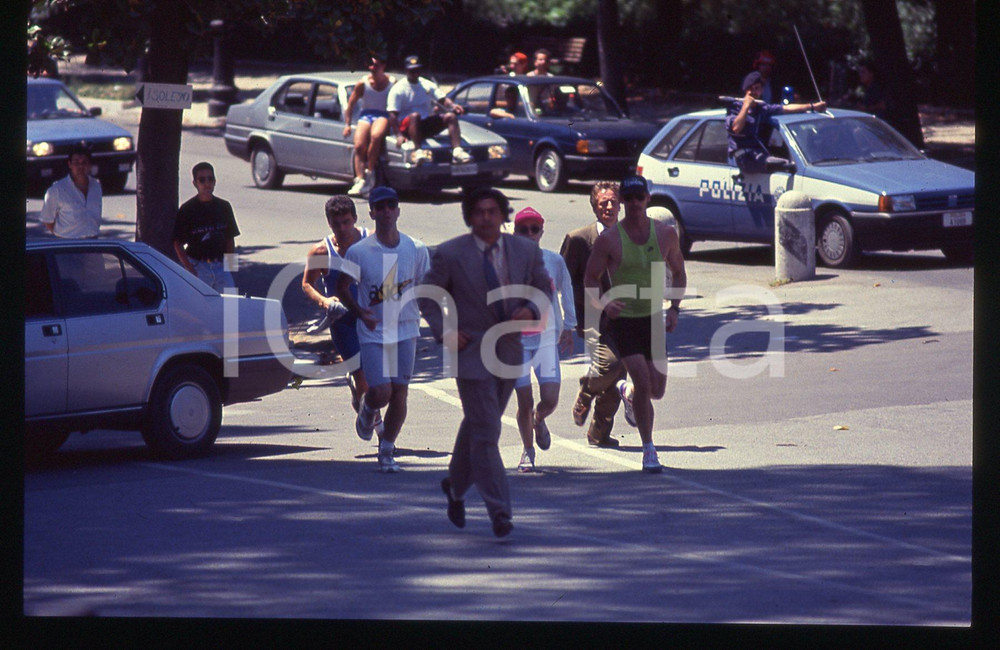 35mm vintage slide* 1990 ca ROMA MADONNA Louise Veronica CICCONE - Jogging 10  