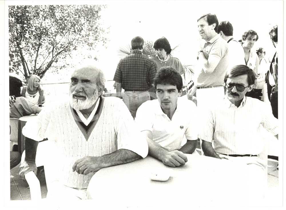 1985 VENEZIA Mostra CINEMA - Francesc BETRIU Antonio BANDERAS Antonio FERRANDIS