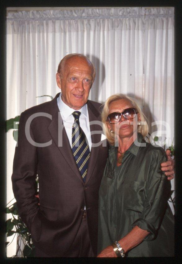 Fotografia d epoca originale 1996 MILANO Raimondo VIANELLO Sandra MONDAINI 35mm vintage slide 21 1