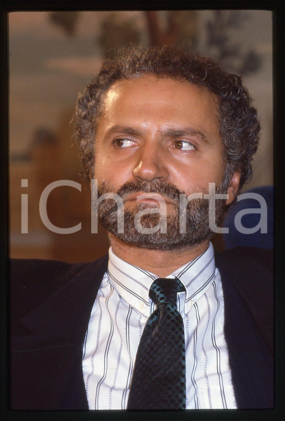 35mm vintage slide* 1990 MILANO Gianni VERSACE Terrazza MARTINI 2