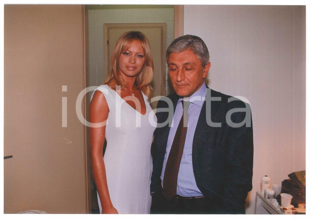 Fotografia d epoca originale 2000 ca COSTUME ITALIA  Anna FALCHI  Antonio BASSOLINO  Foto 2 1