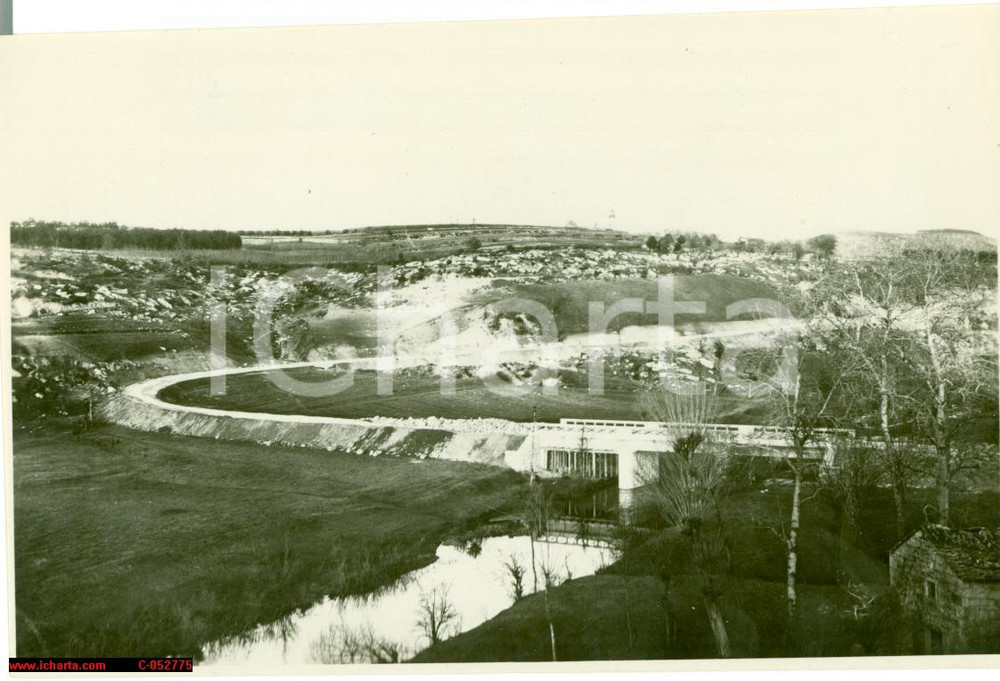 Fotografia d epoca originale 1932 PISINO CROAZIA Ponte sul torrente FOIBA Fotografia 1