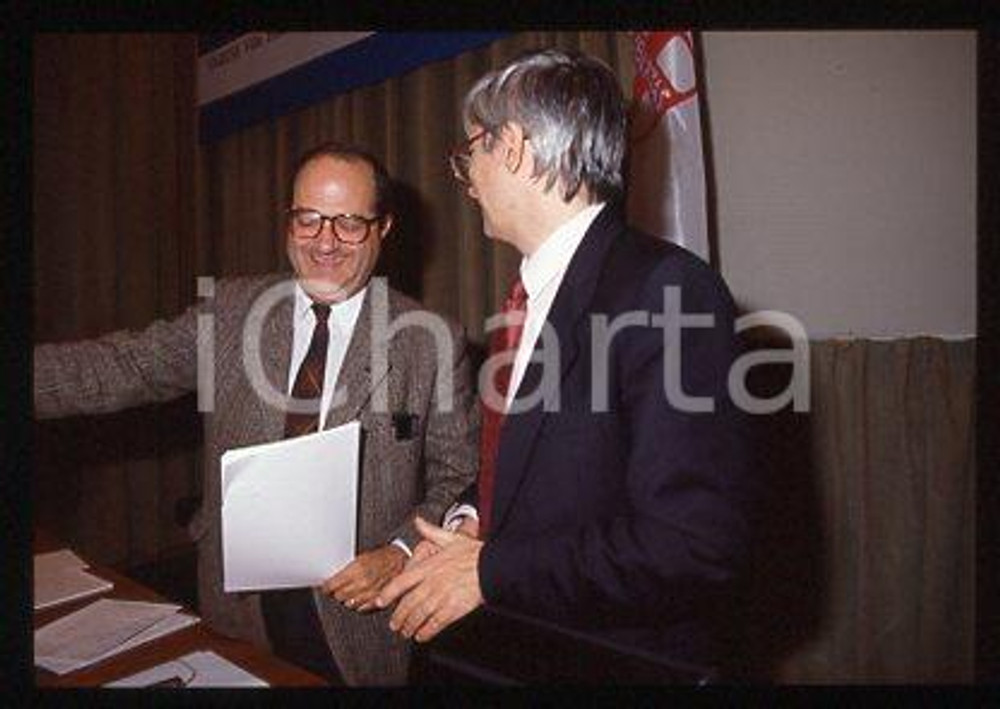 Fotografia d epoca originale Paolo FASELLA Fabio PISTELLA  ROMA 1988  35 mm vintage slide 19 1