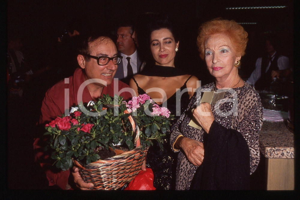 35mm vintage slide* 1991 SPETTACOLO Oreste LIONELLO Doris DURANTI Elide MELLI 2