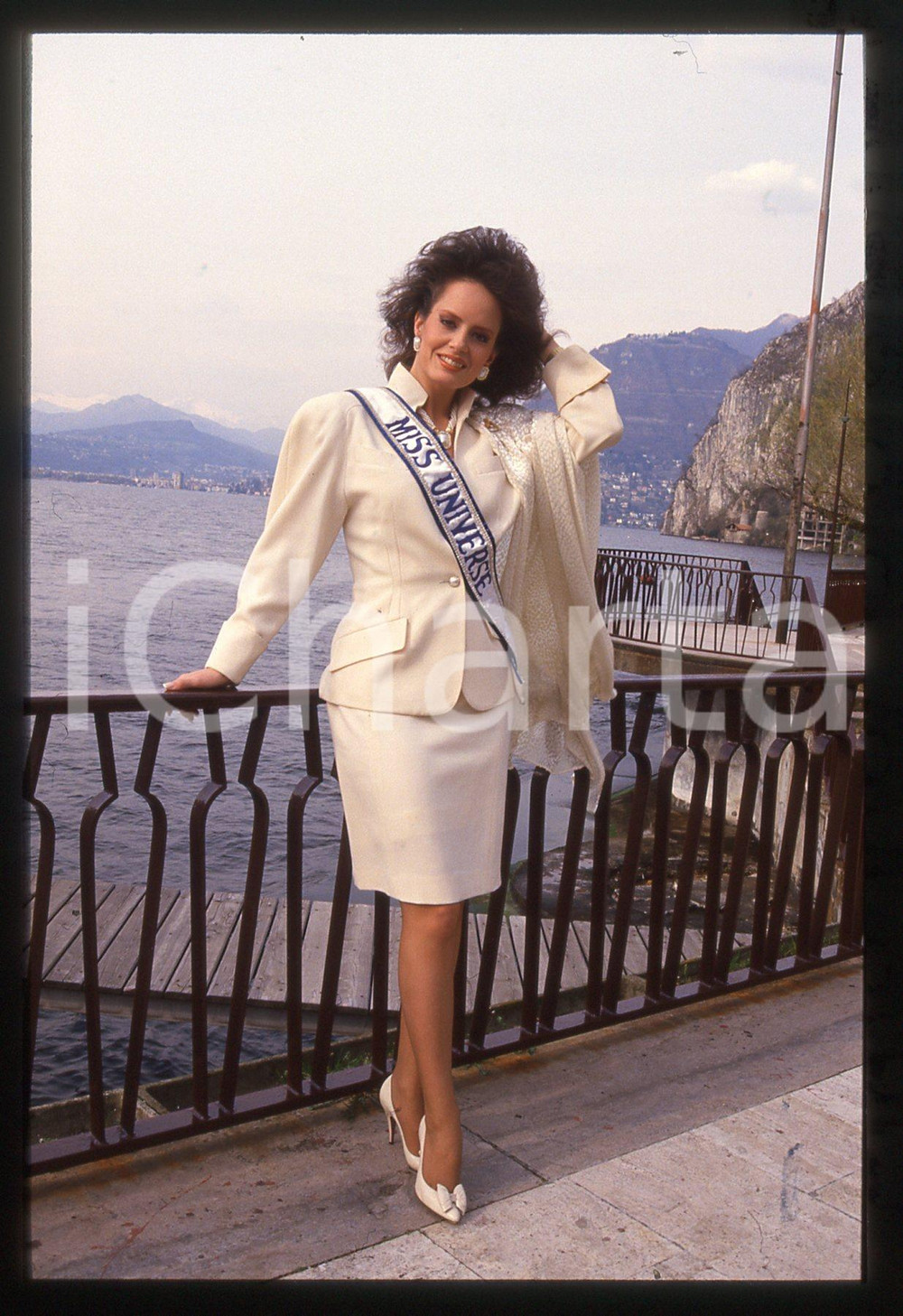 35mm vintage slide* 1988 CAMPIONE D'ITALIA Cecilia BOLOCCO Miss UNIVERSO 1987 28
