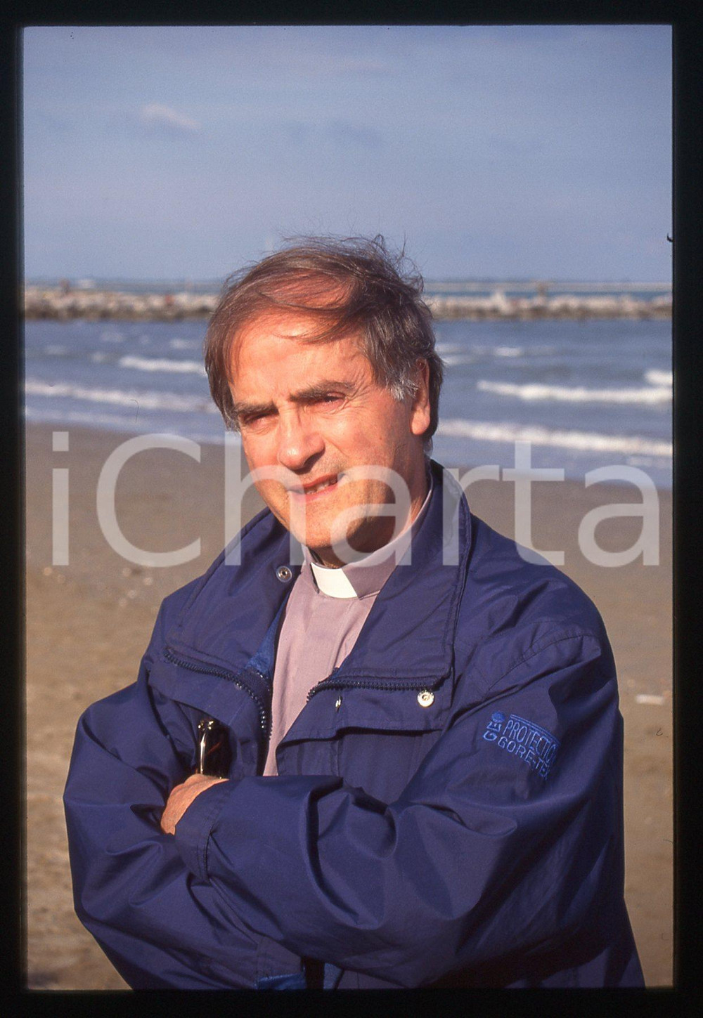 35mm vintage slide* 1990 ca FESTIVAL VENEZIA - don Luigi DI LIEGRO (23)