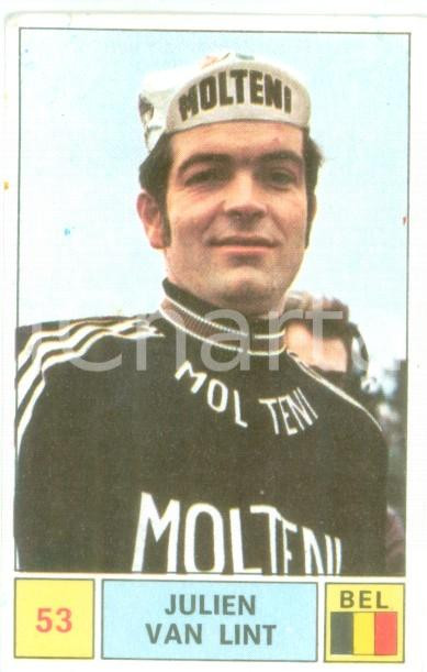 Oggetto da collezione cartaceo PANINI  SPRINT 1971 Figurina valida Julien VAN LINT n. 53 Ciclismo MOLTENI 1
