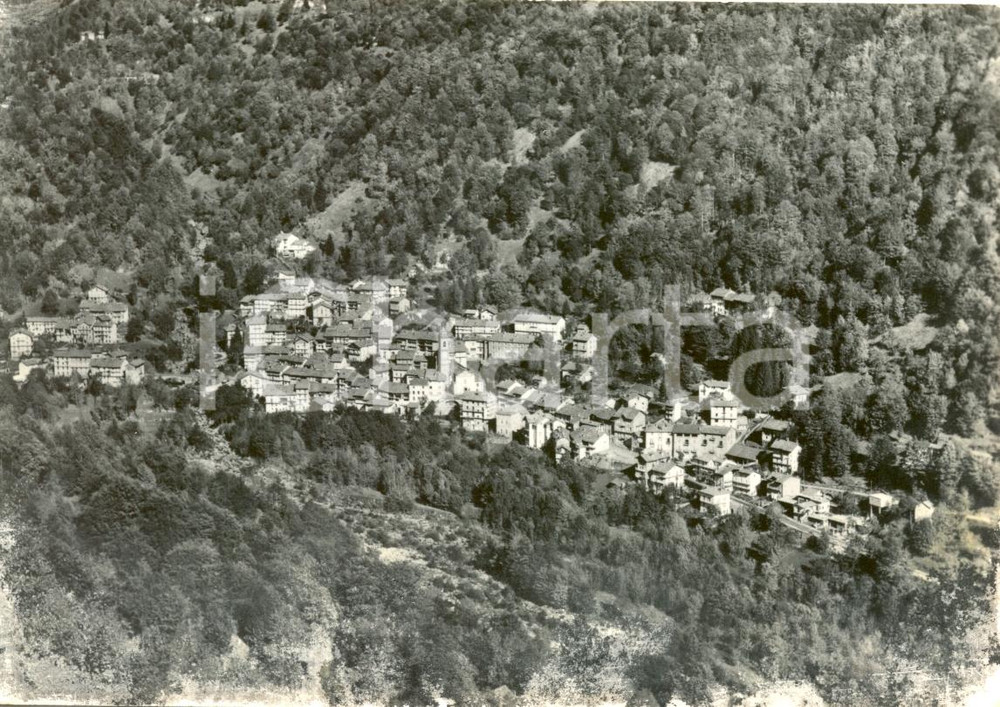 Cartolina originale da collezione 1950 ca PIEDICAVALLO (BI) Veduta panoramica *Cartolina postale FG NV 1