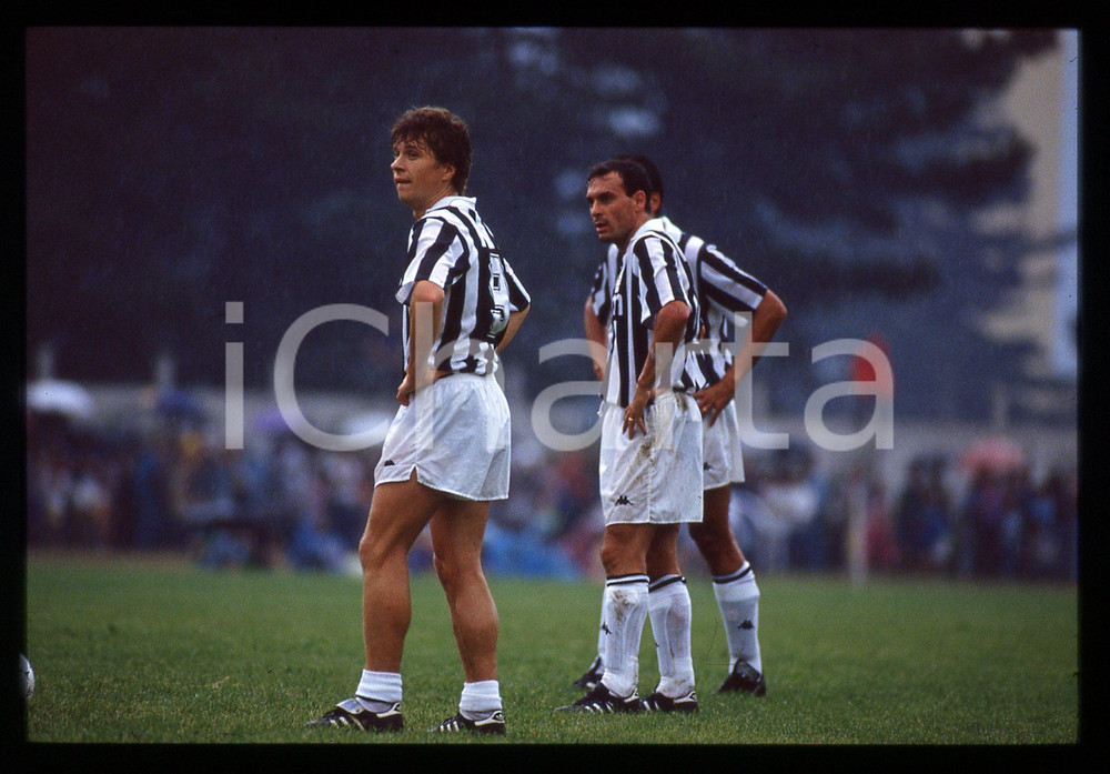 Fotografia d epoca originale 35mm vintage slide 1989 VILLAR PEROSA Salvatore SCHILLACI Oleksandr ZAVAROV 1