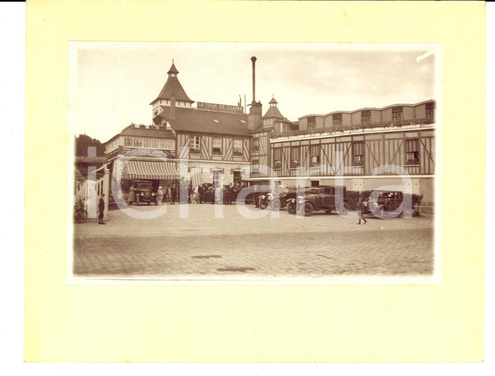 Fotografia d epoca originale 1920 ca PARIS Restaurant LA TOUR DE CLAIRE chez Jean DAGNINO Photo 1