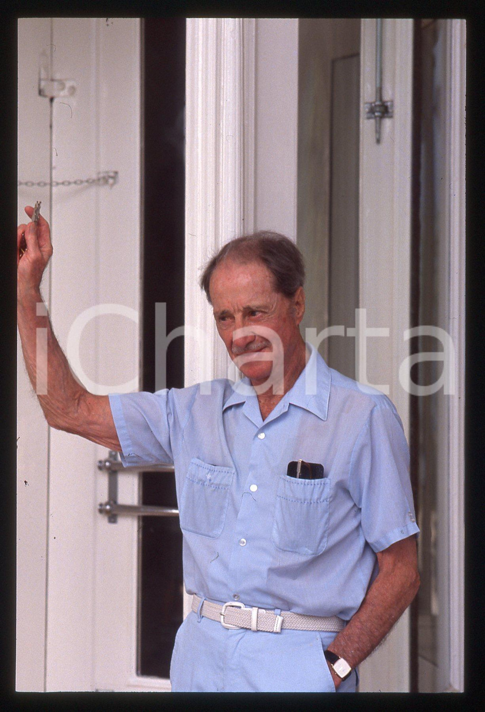 35mm vintage slide* 1988 VENEZIA Don AMECHE alla Mostra del Cinema - Ritratto 25