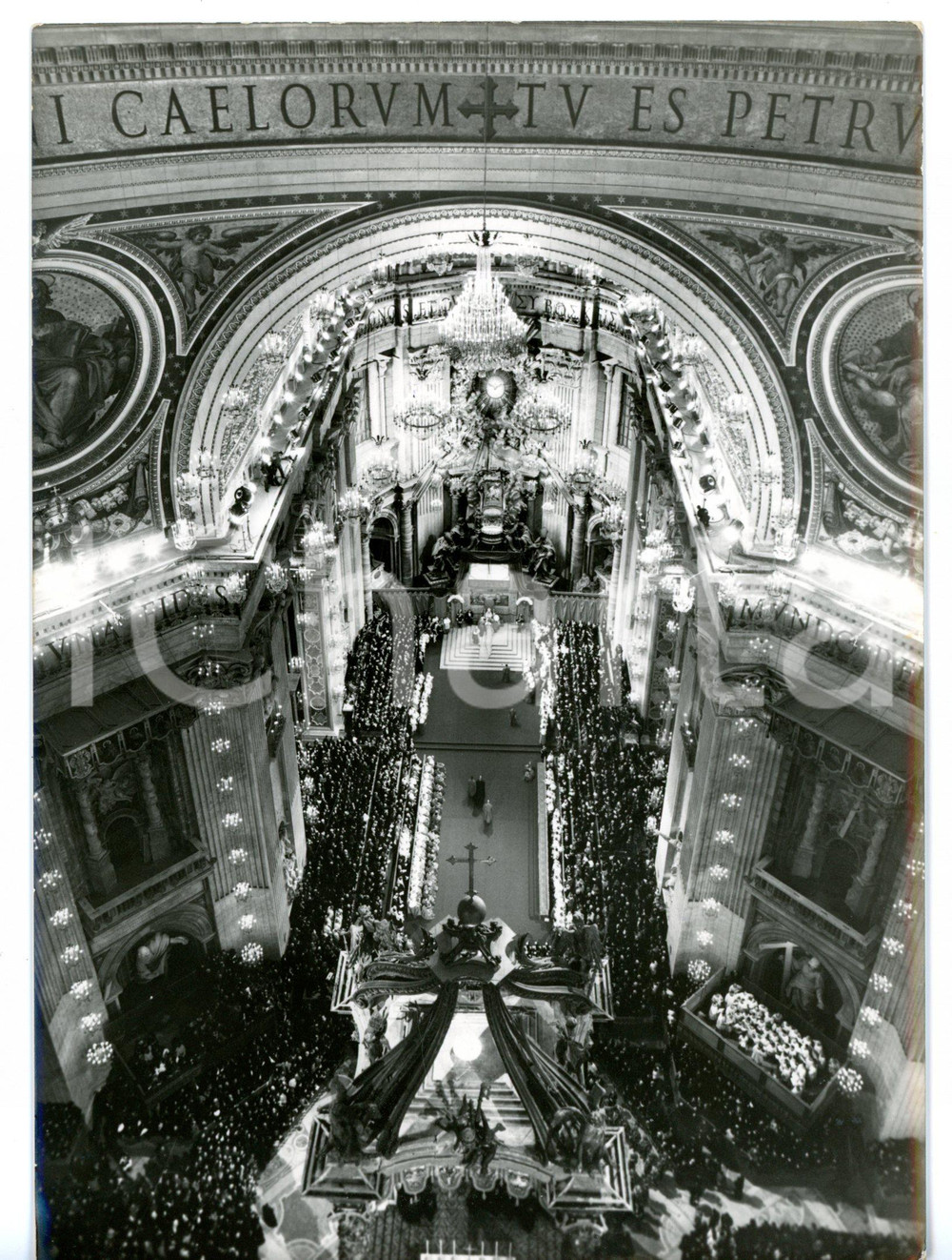 1958 CITTÀ DEL VATICANO Basilica SAN PIETRO - Giovanni XXIII presiede Concistoro