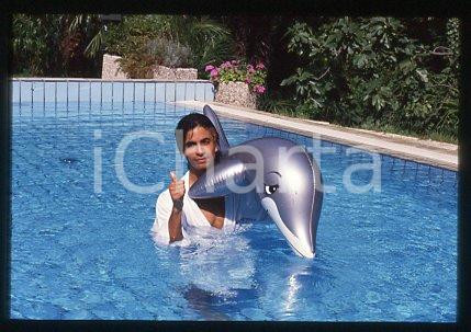 35mm vintage slide* 1987 ca MUSIC GEORGIO ALLENTINI African-American singer (35)