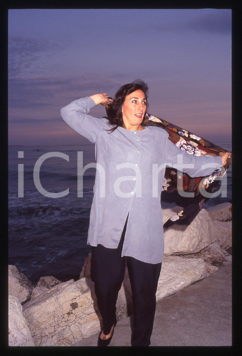 35mm vintage slide* 1990 ca FESTIVAL CANNES - Irene BIGNARDI (20)