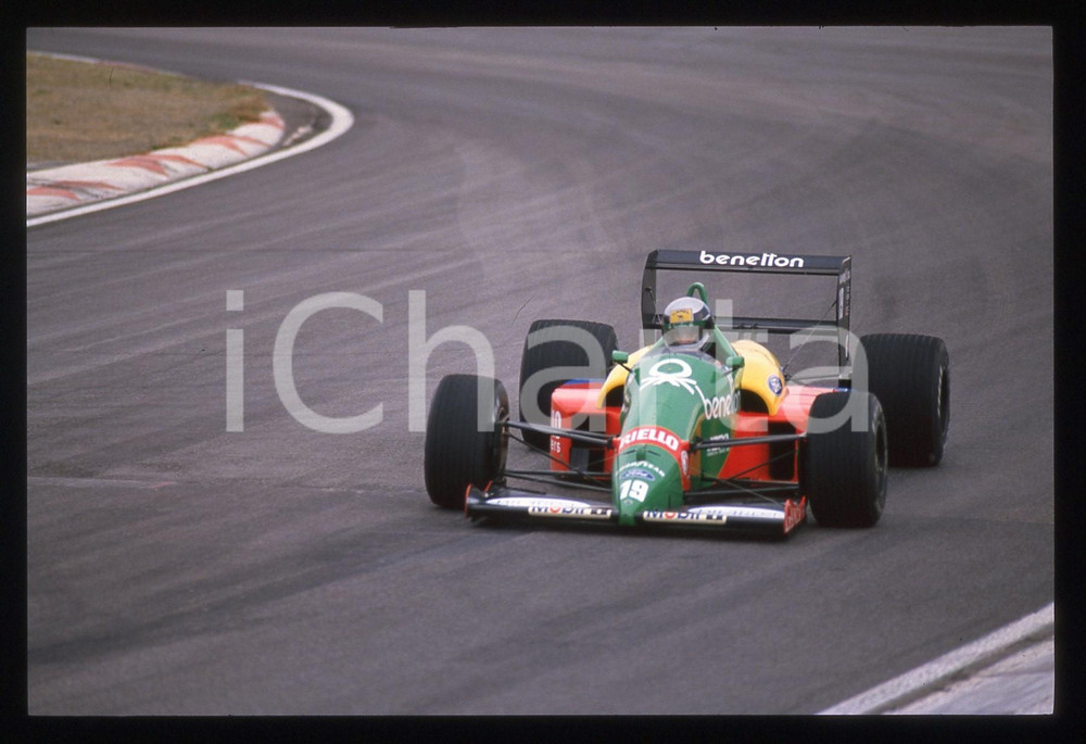35mm vintage slide* 1988 GP SAN MARINO Alessandro NANNINI BENETTON B188 - Gara