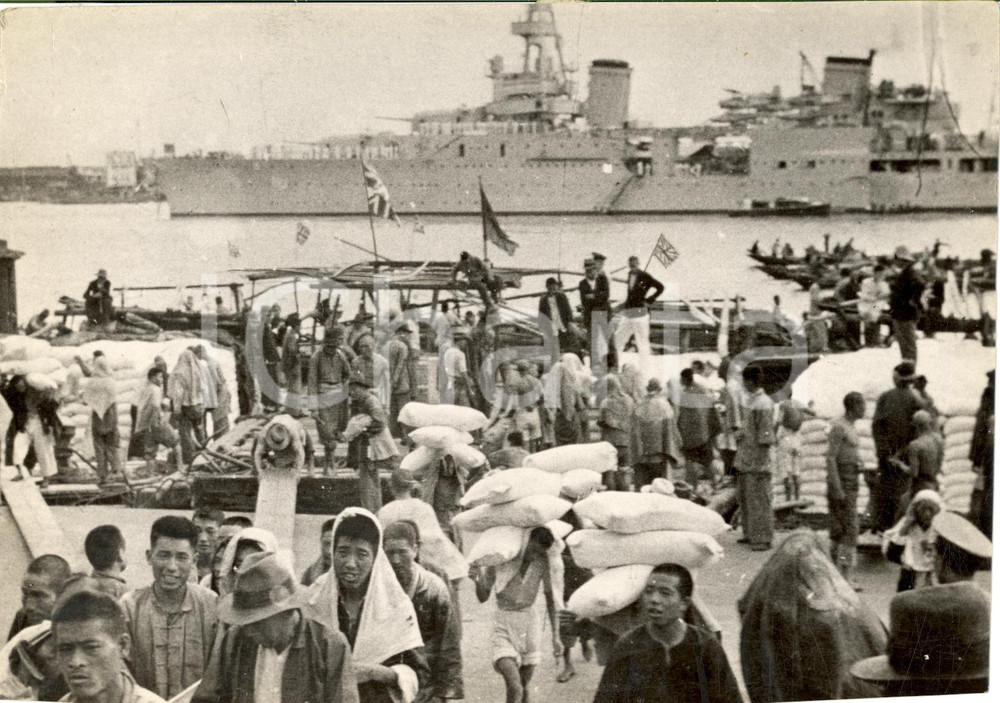 Fotografia d epoca originale 1937 CINA? Guerra CINOGIAPPONESE Cinesi fatti prigionieri senza scampo Foto 1