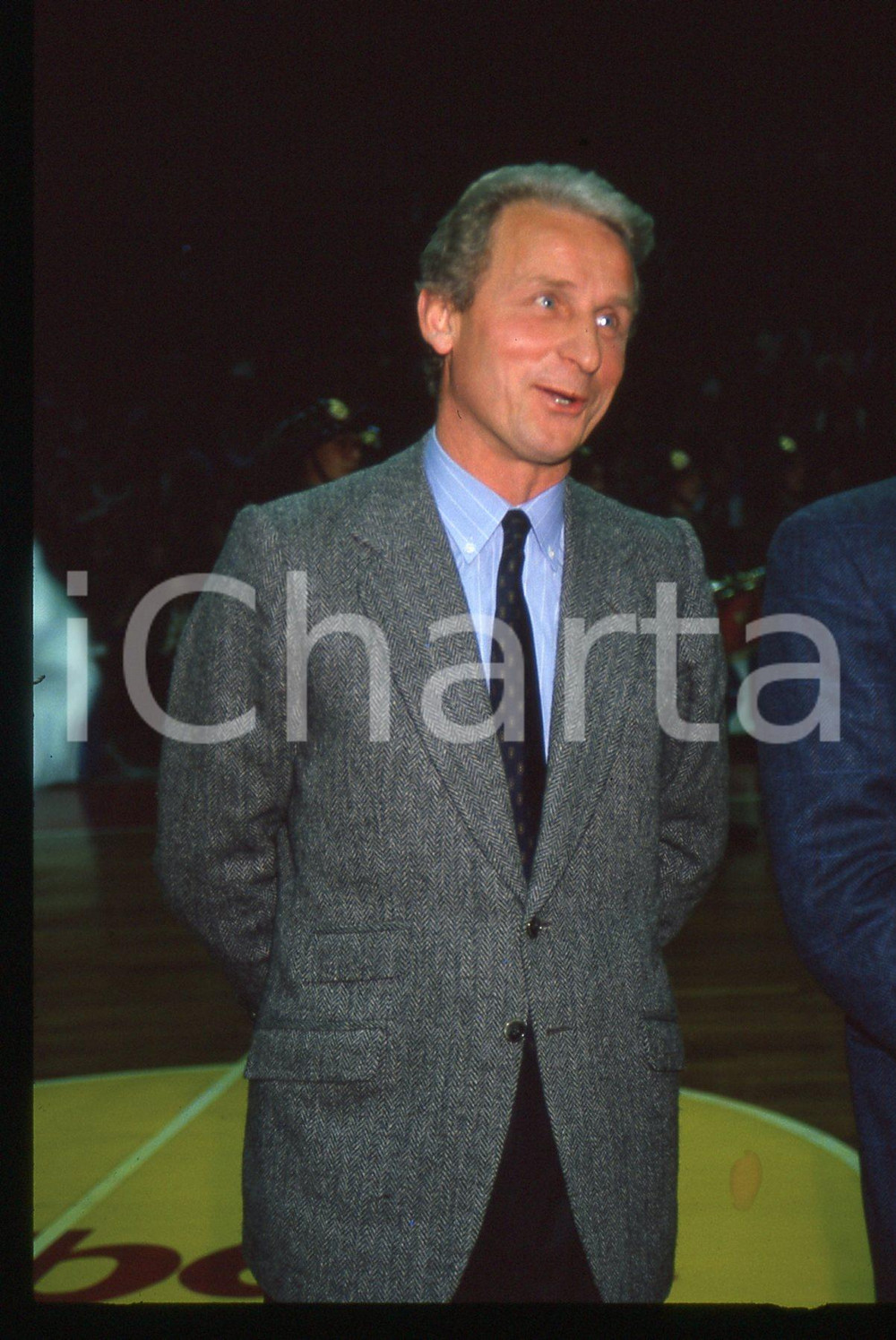 35mm vintage slide* 1988 MILANO Calcio Basket per UNICEF - Giovanni TRAPATTONI