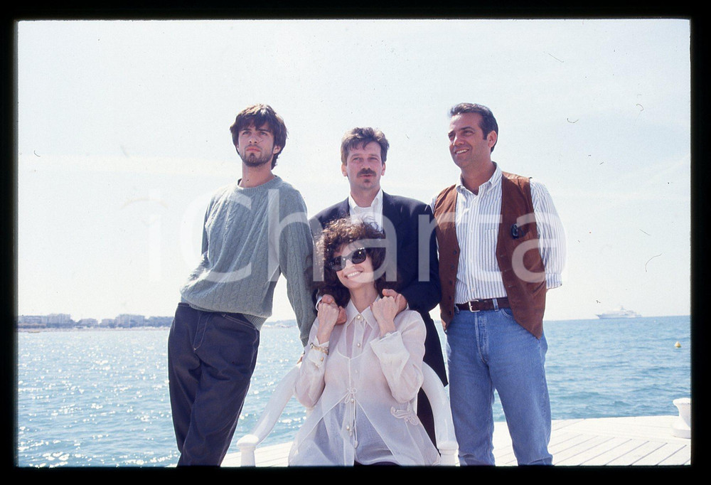 35mm vintage slide*1994 CANNES Alessandro D'ALATRI Anna GALIENA Massimo GHINI 13