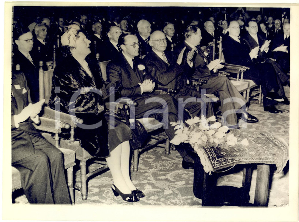 1953 THE HAGUE European Council Meeting - Queen Juliana and Prince Bernhard