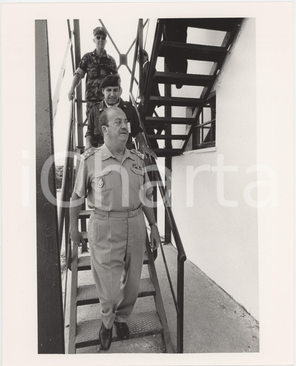 Fotografia d epoca originale 1985 ca ESERCITO ITALIANO Generale Ciro DI MARTINO Foto 20x25 cm 3 1
