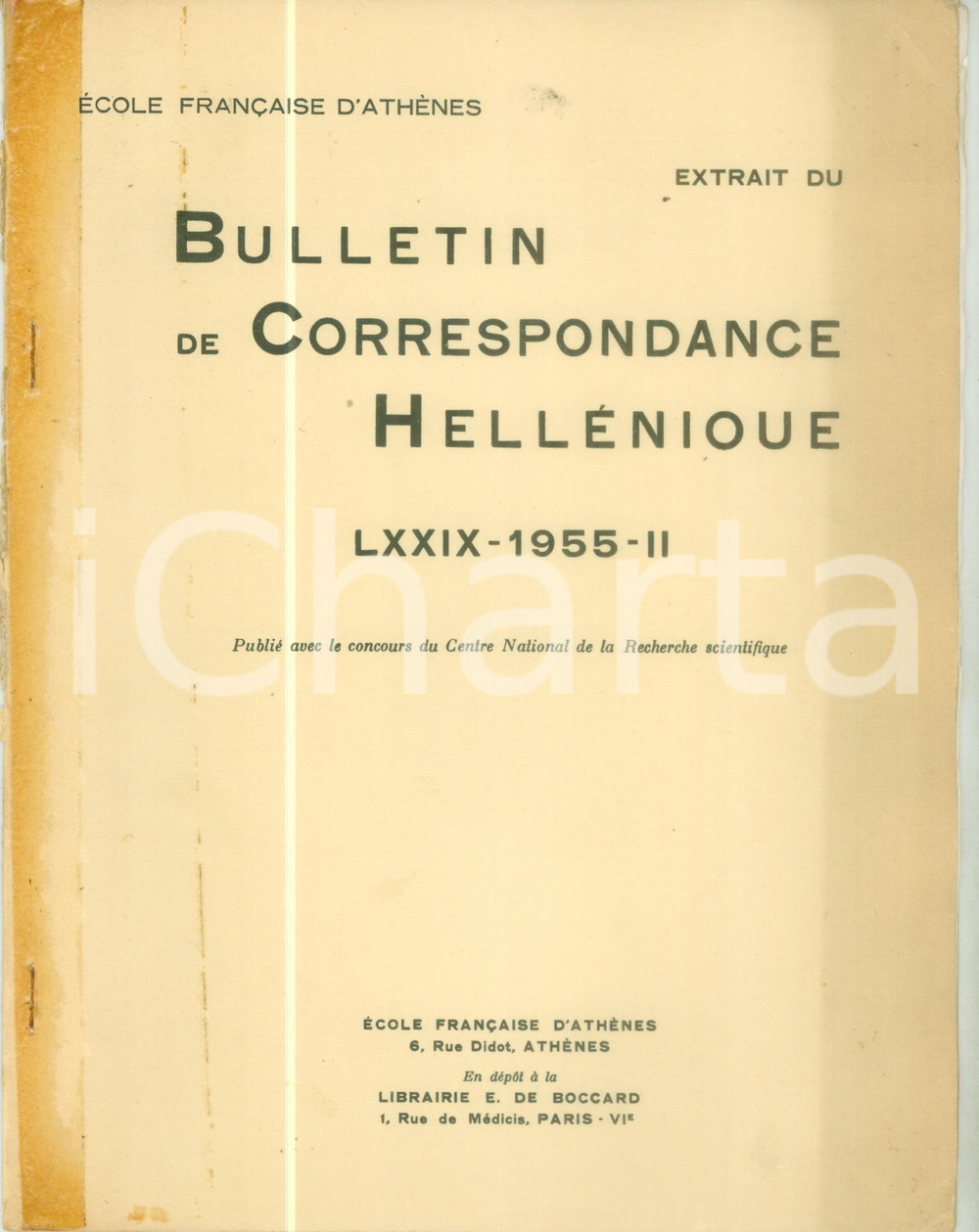 Libro, pubblicazione d epoca 1955 HansGeorg PFLAUM P. Novius Priscus Epigrafia Opuscolo DANNEGGIATO 1
