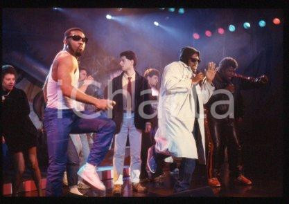 35mm vintage slide* 1989 ca ITALY American DJ and rapper Afrika BAMBAATAA (36)