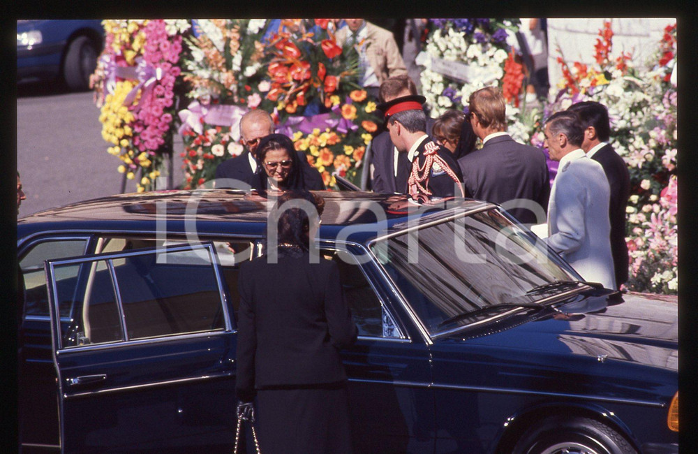 35mm vintage slide* 1990 PRINCIPATO DI MONACO Famiglia CASIRAGHI Funerali (3)