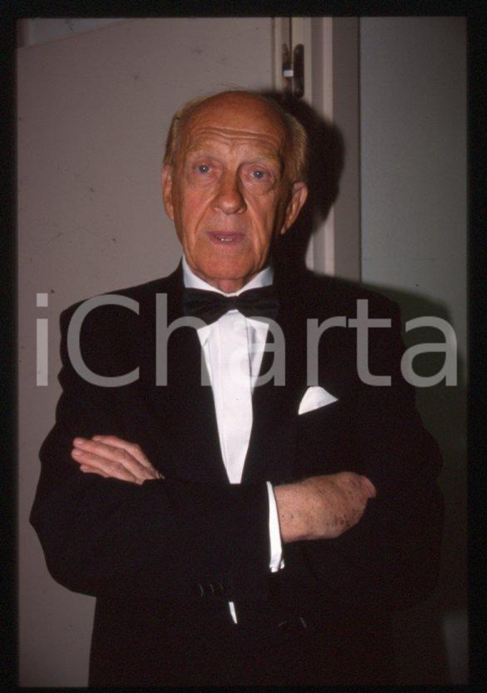 Fotografia d epoca originale Raimondo VIANELLO  CANALE 5  I TRE TENORI 1998 35mm vintage slide 5 1